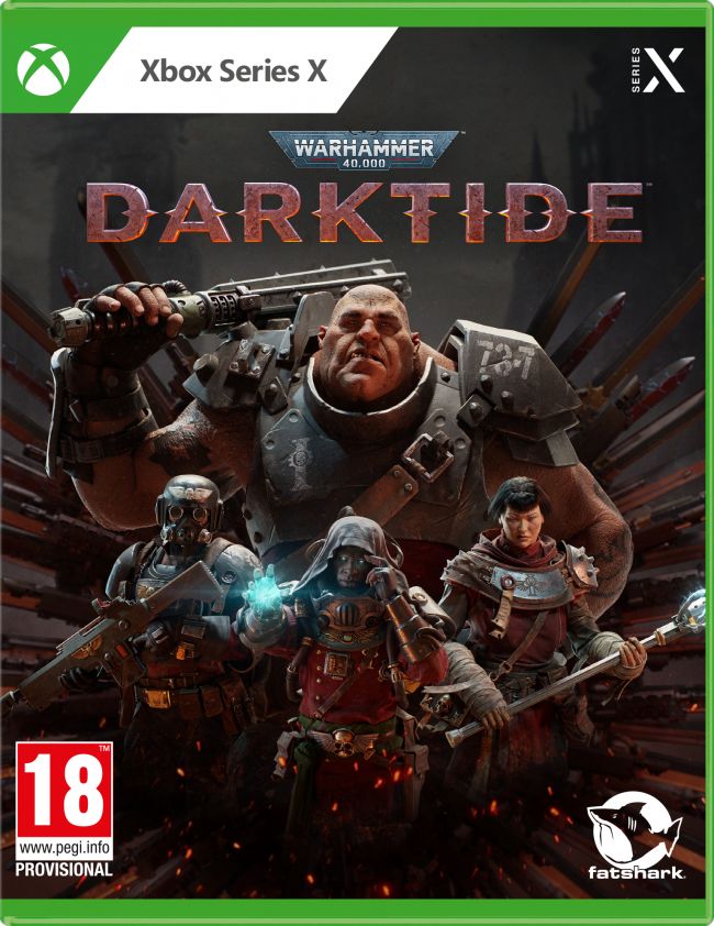 La carátula de Warhammer 40,000: Darktide se ve brutal