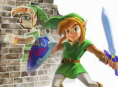 Link dibujo viaja entre dos mundos en Zelda 3DS