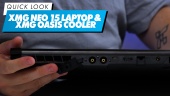 XMG Neo 15 Laptop & XMG Oasis Cooler - Vistazo rápido
