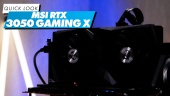 MSI GeForce RTX 3050 Gaming X 8G - El Vistazo